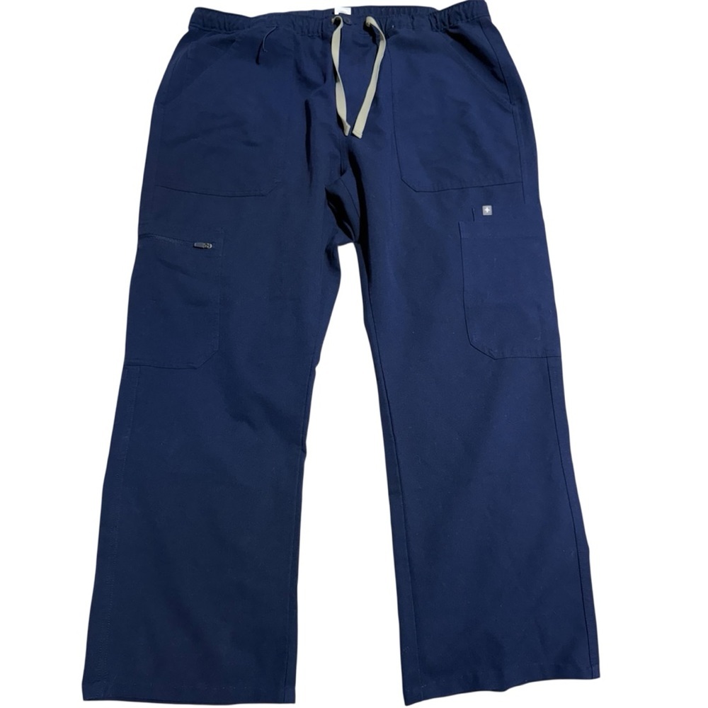 Figs Men's Navy Drawstring Scrub Pants XL